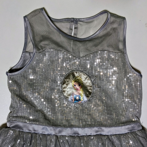 Girl's Disney Store Frozen Elsa Party Dress - Picture 3 of 8